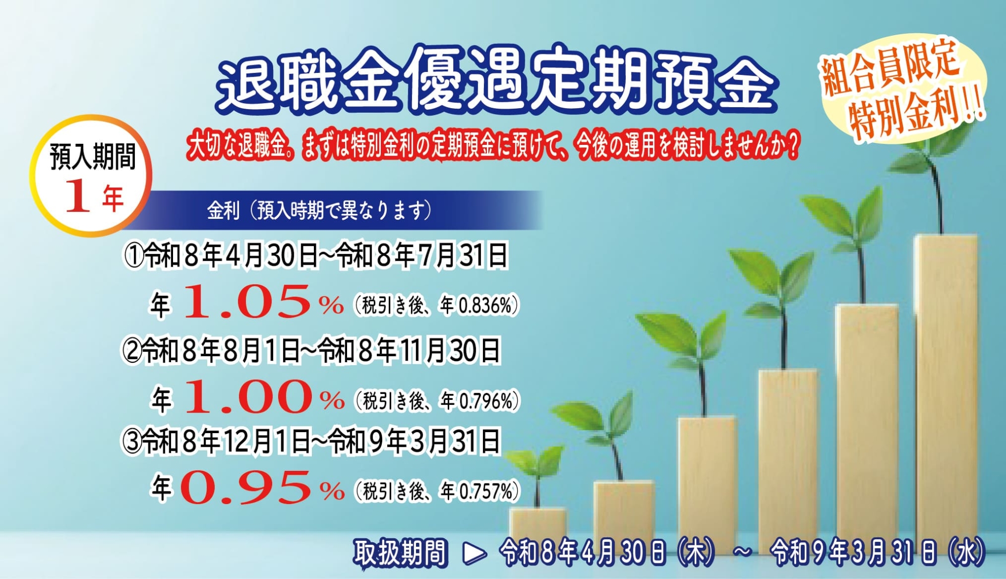 退職金優遇定期預金